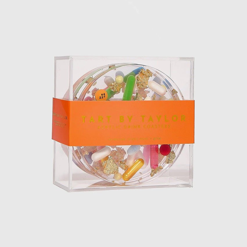Tart By Taylor | Pill Gold Coaster - Set Set of 4