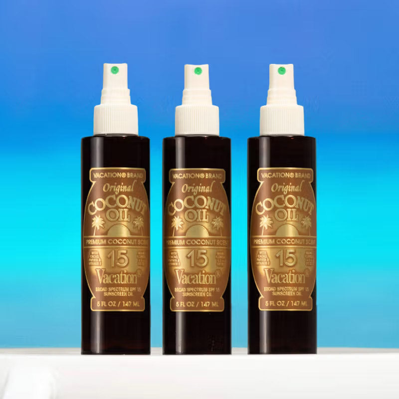 Vacation | Huile de noix de coco en vaporisateur – FPS 15 – 5 oz