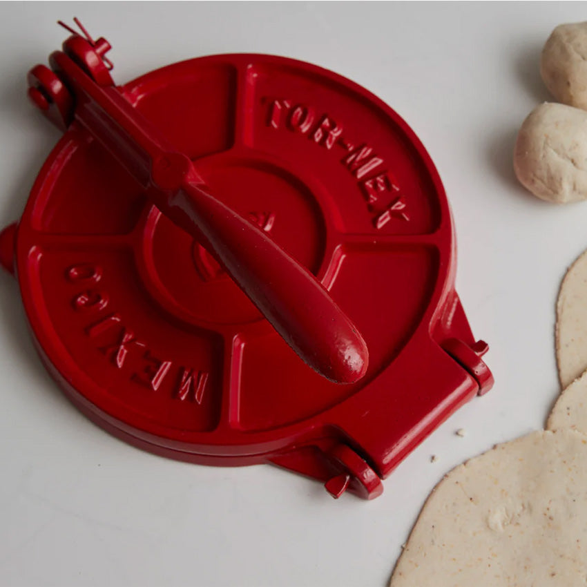 Verve Culture | Tortilla Press Red Cast Iron