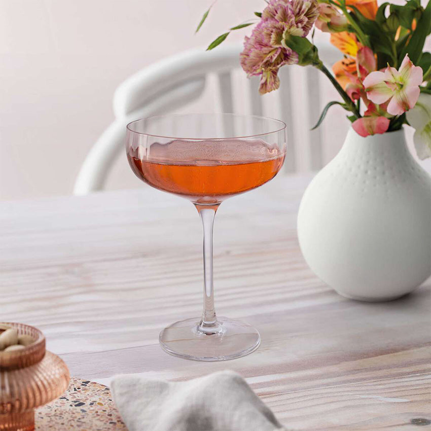 Villeroy & Boch | Rose Garden Stemware Champagne Coupe Set of 4