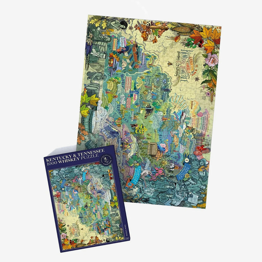 Water & Wines | Bourbon Whiskey Puzzle - Kentucky & Tennessee
