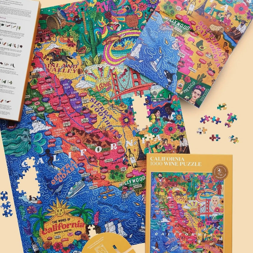 Water & Wines | California Wine Puzzle