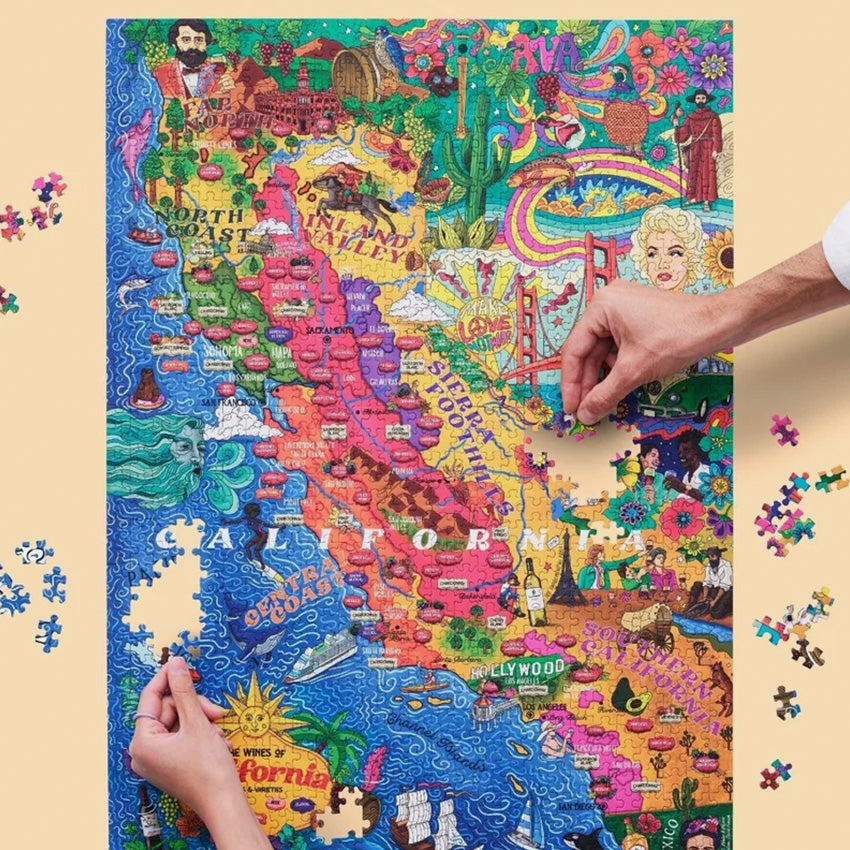 Water & Wines | California Wine Puzzle