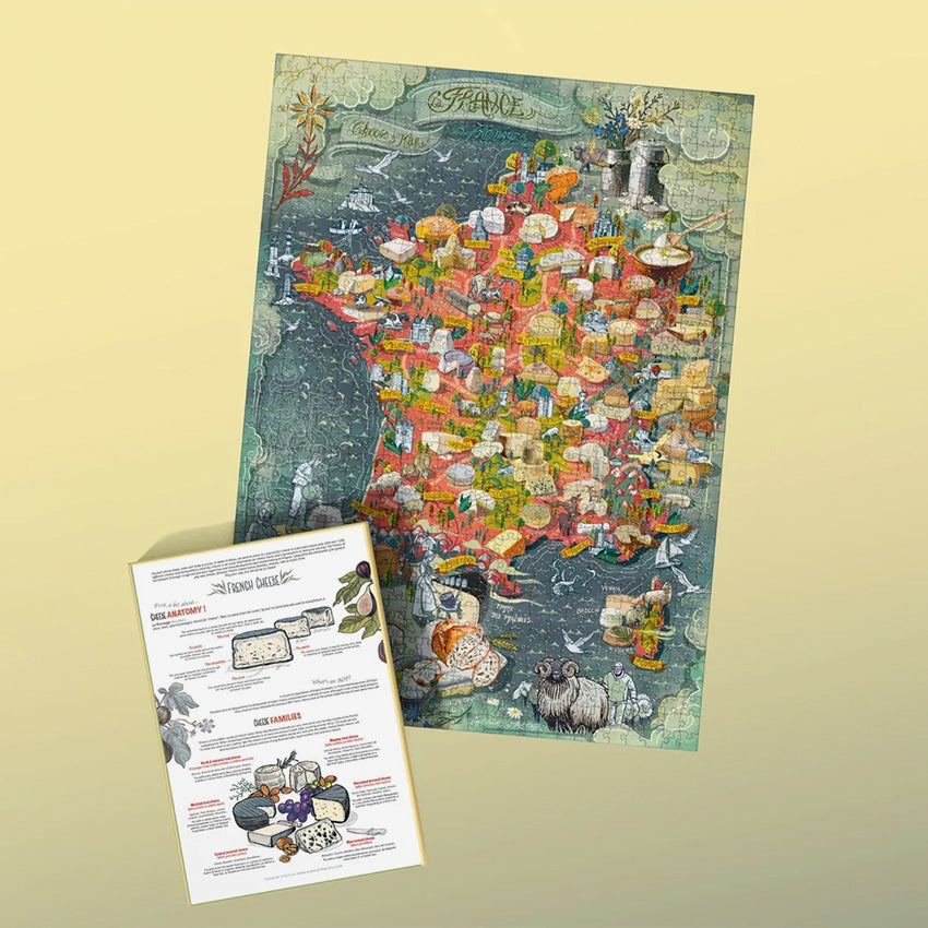 Water & Wines | France Cheese Puzzle