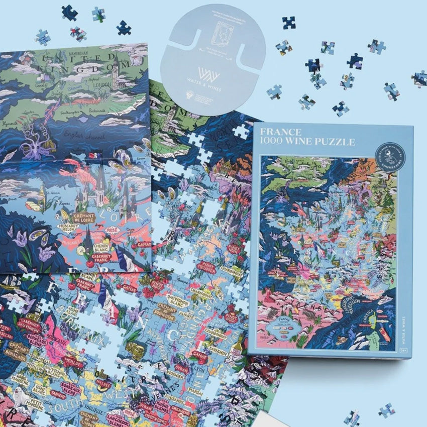 Water & Wines | France Wine Puzzle