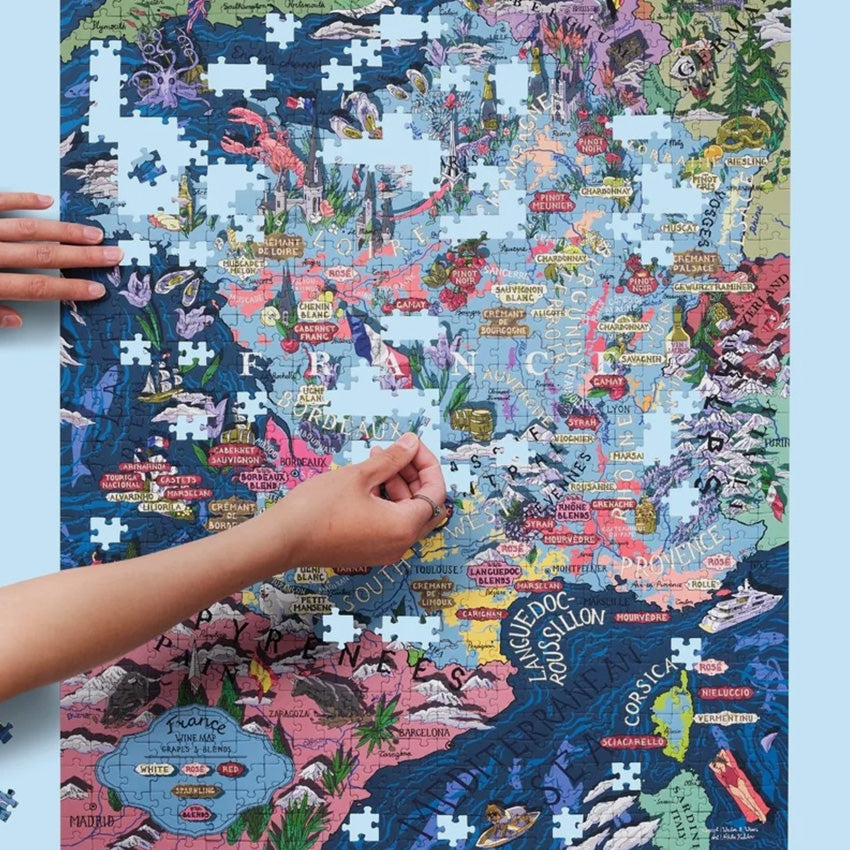 Water & Wines | France Wine Puzzle