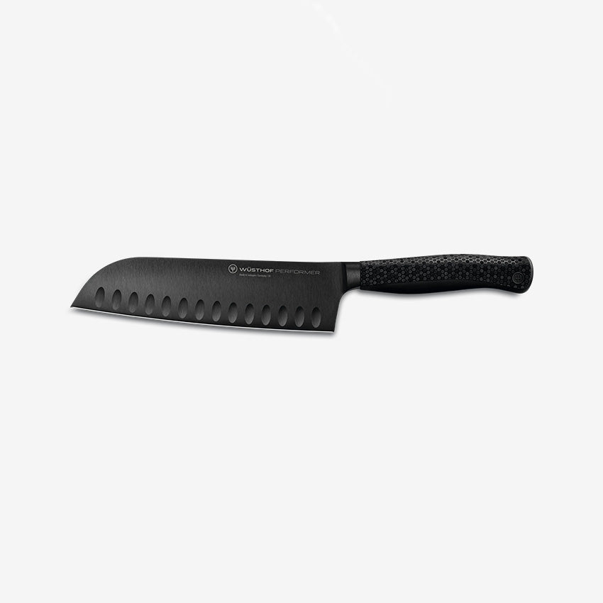 Wüsthof | Performer Santoku à bord creux 7"