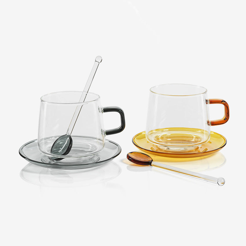 Zodax | Baglioni Glass Spoon - Boxed Set of 4