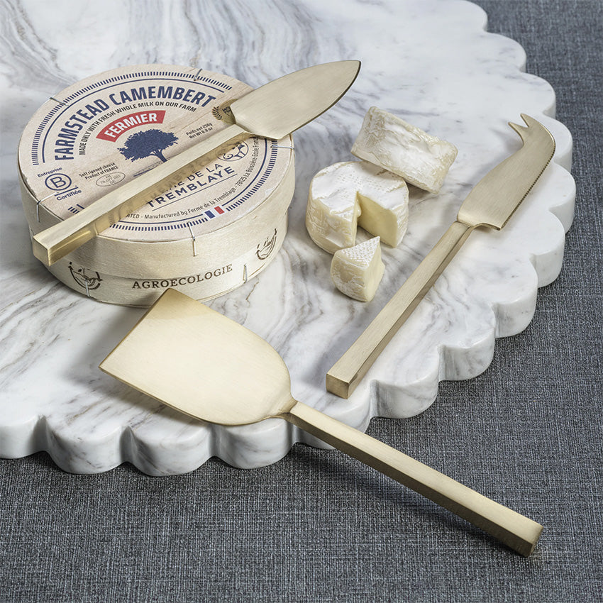 Zodax | Cheese Slicer and Server Set - Gold