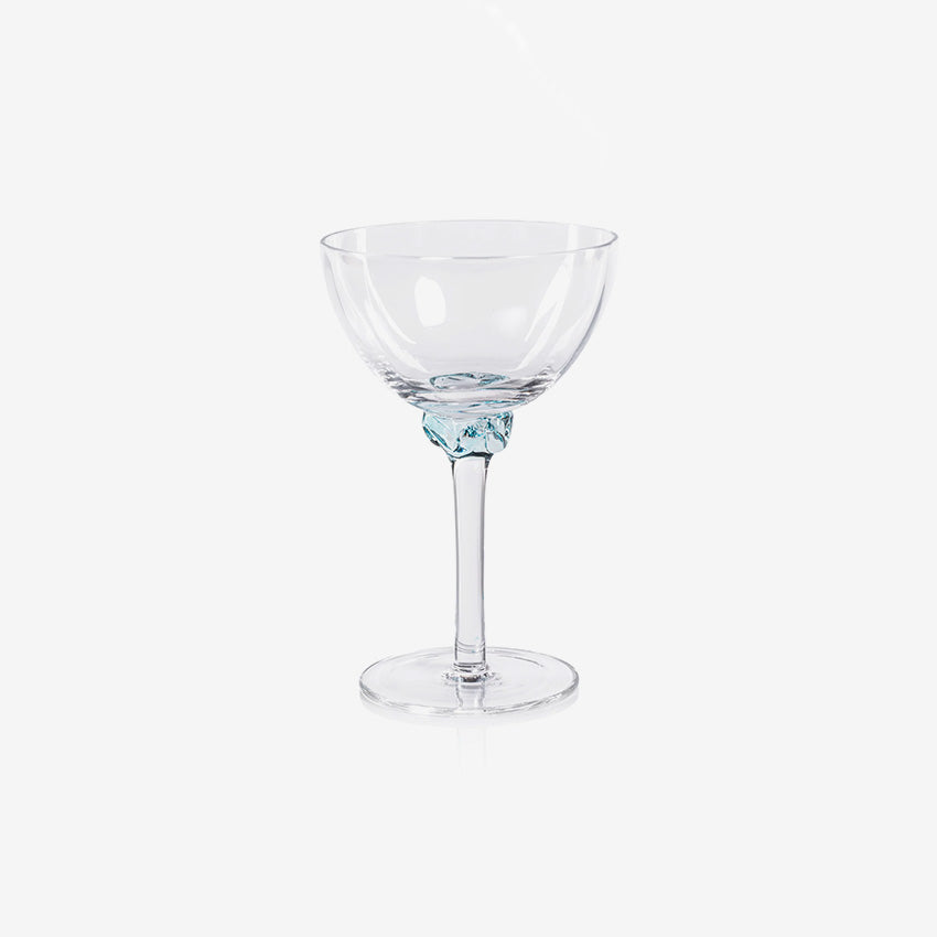 Zodax | Colette Optic Glassware - Martini/Cocktail Glass