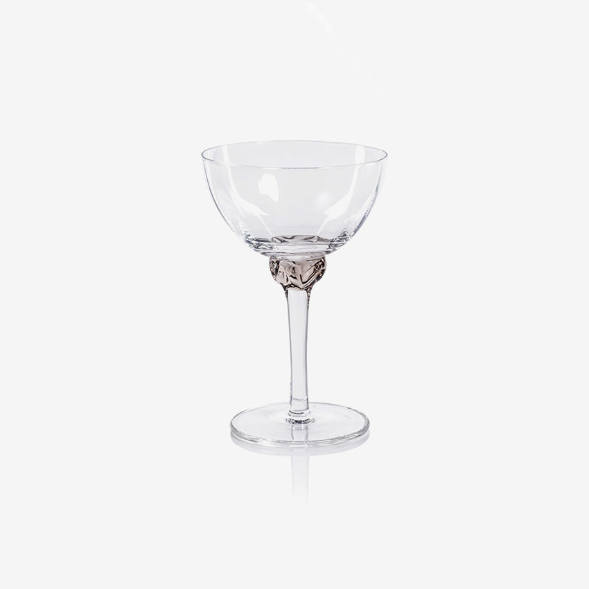 Zodax | Colette Optic Glassware - Martini/Cocktail Glass