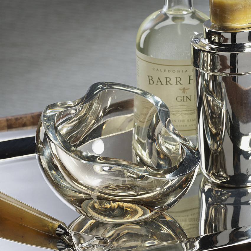 Zodax | Viento Glass Bowl - Taupe