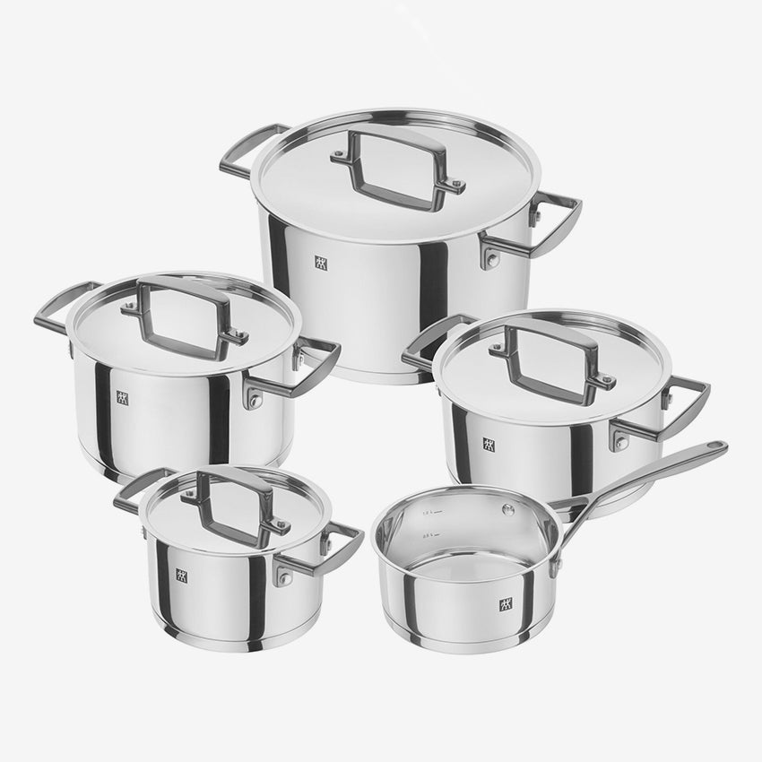 Zwilling | Bellasera Cookware Set 5/9 Pcs Silver Stainless Steel