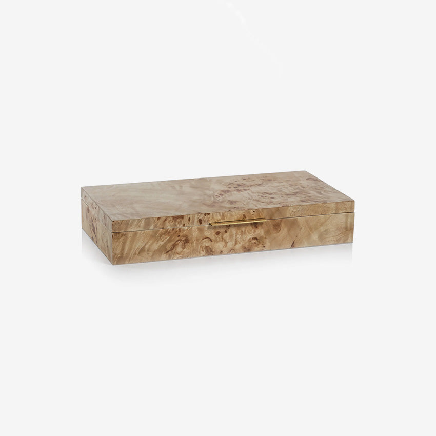Zodax | Burlwood Veneer Box
