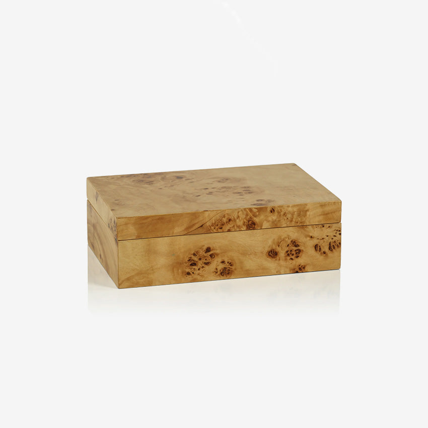 Zodax | Leiden Burl Wood Design Box