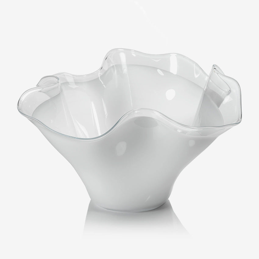 Zodax | Tropezana Tall Wave Glass Bowl