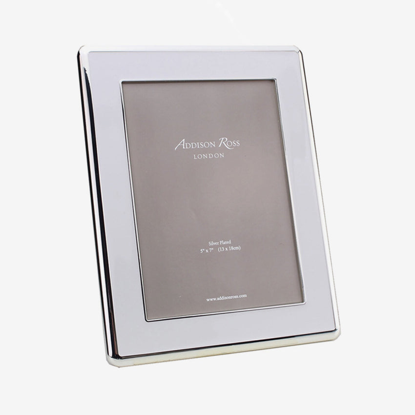 Addison Ross | The Curve 30mm Silver & Enamel Picture Frame