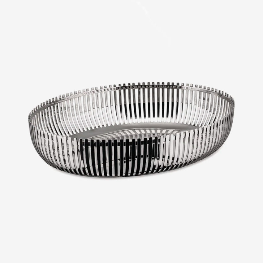 Alessi | Oval Basket In Steel