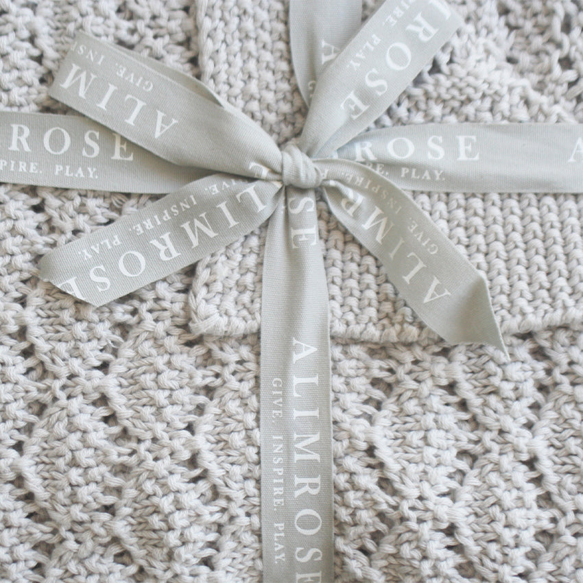 Alimrose | Heritage Knit Baby Blanket