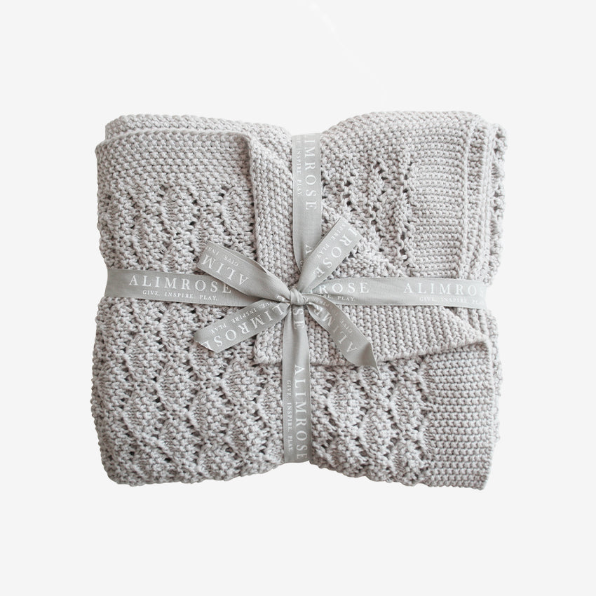 Alimrose | Couverture pour bébé en tricot Heritage