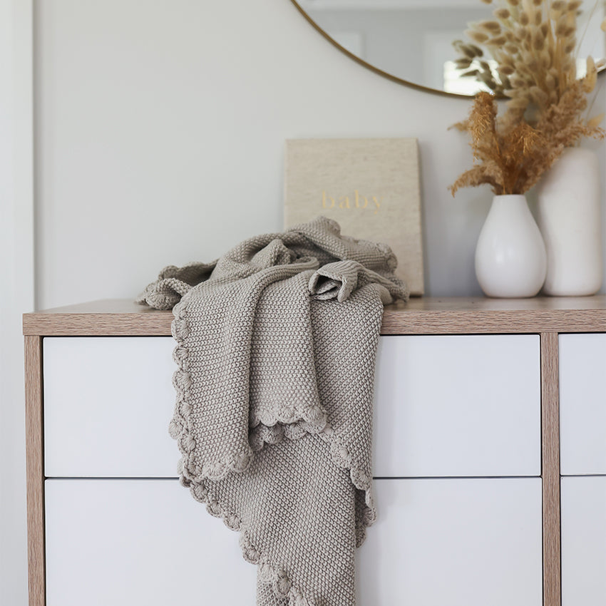 Alimrose | Mini Moss Stitch Blanket