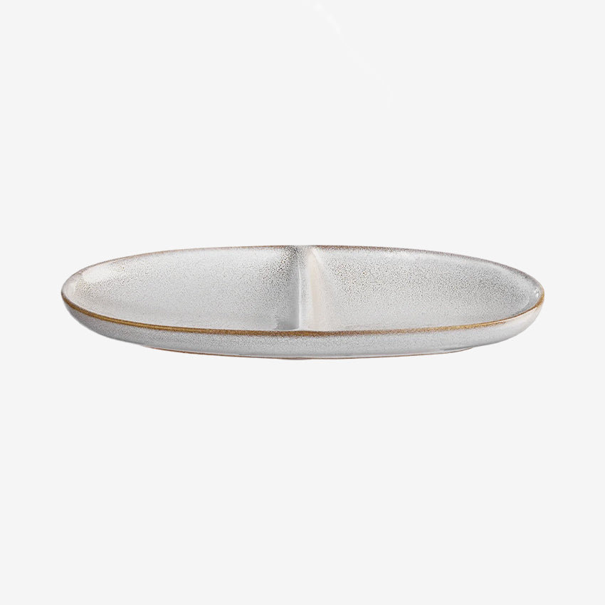 Asa Germany | Saisons Aperitif 2-Sectioned Oval Plate