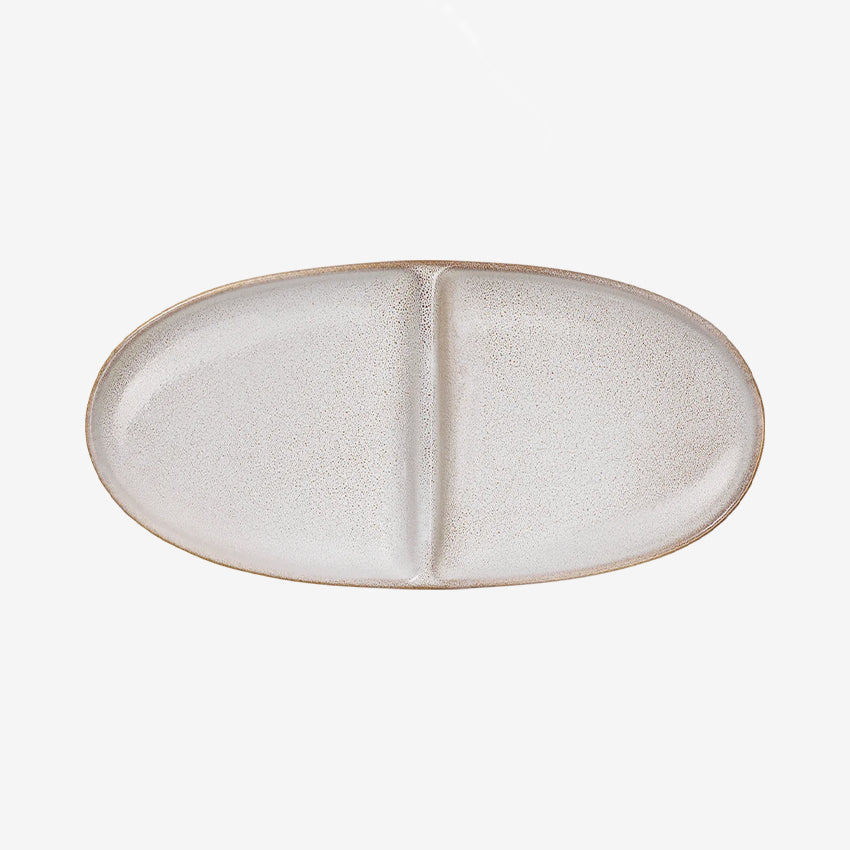 Asa Germany | Saisons Aperitif 2-Sectioned Oval Plate