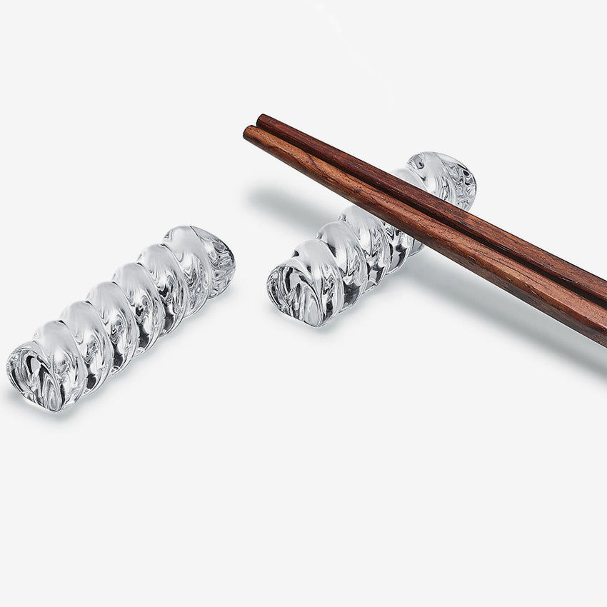 Baccarat | Crystal Bambou Chopstick Holder - Set of 2