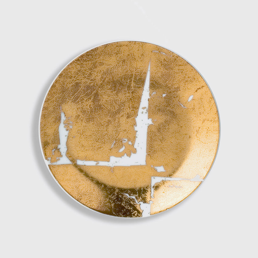 Bernardaud | Feuille d'Or/d'Argent Plate