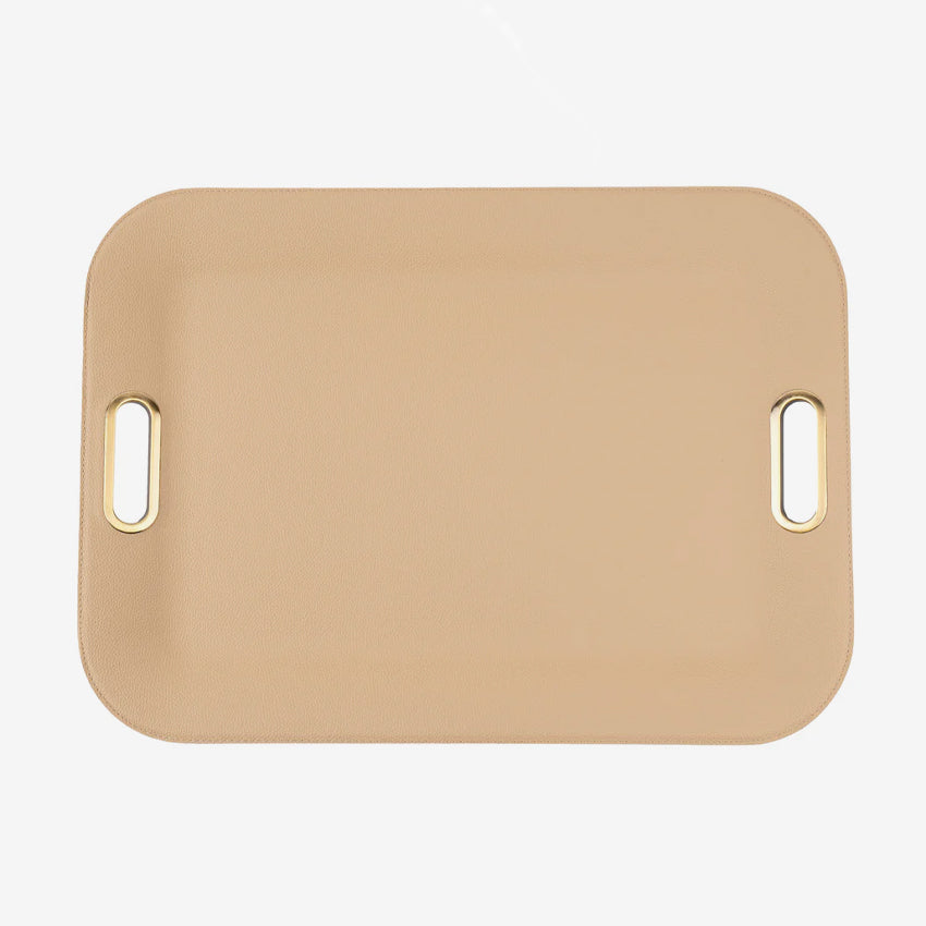 Bold Decor | Serving Tray with Metal Handles