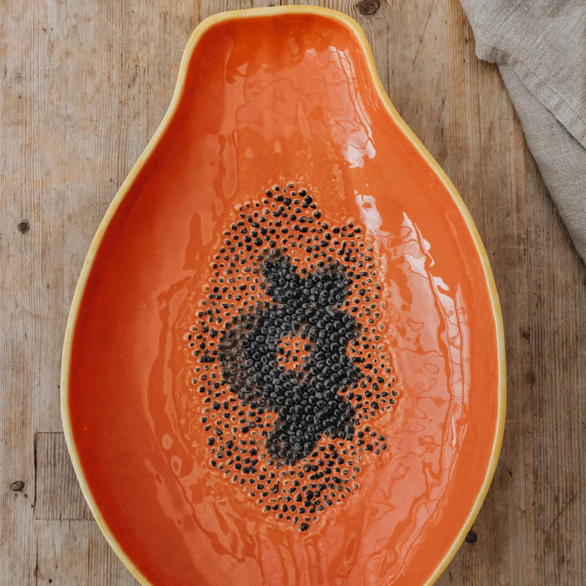 Bordallo Pinheiro | Tropical Fruits Papaya Platter