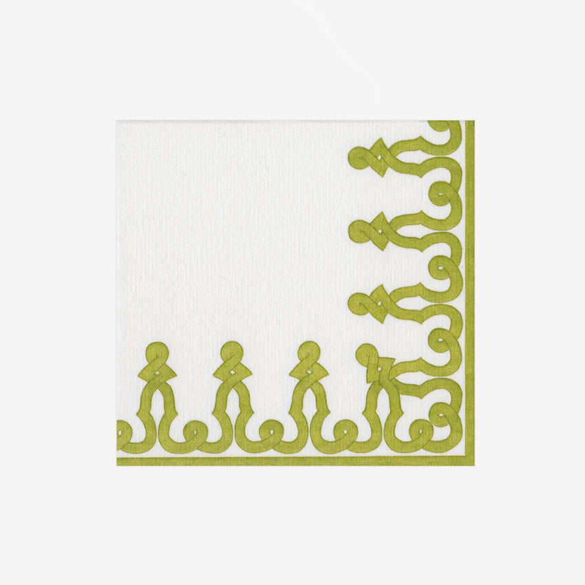 Caspari | Serviette De Table Dessin Passementerie