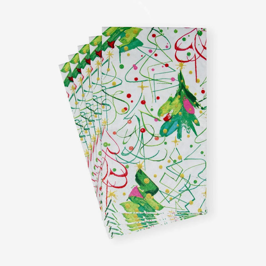 Serviette de table Caspari | Pop Christmas