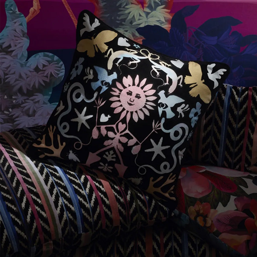 Christian Lacroix | Reve de Papier Decorative Cushions - Jais