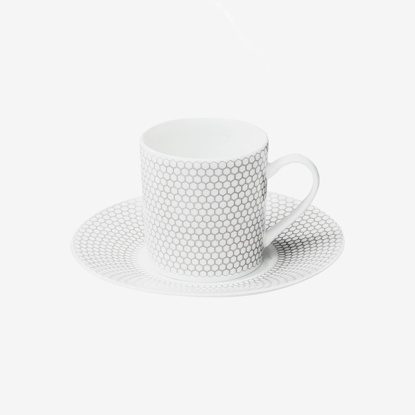 Christofle | Porcelain Demitasse Cup and Saucer
