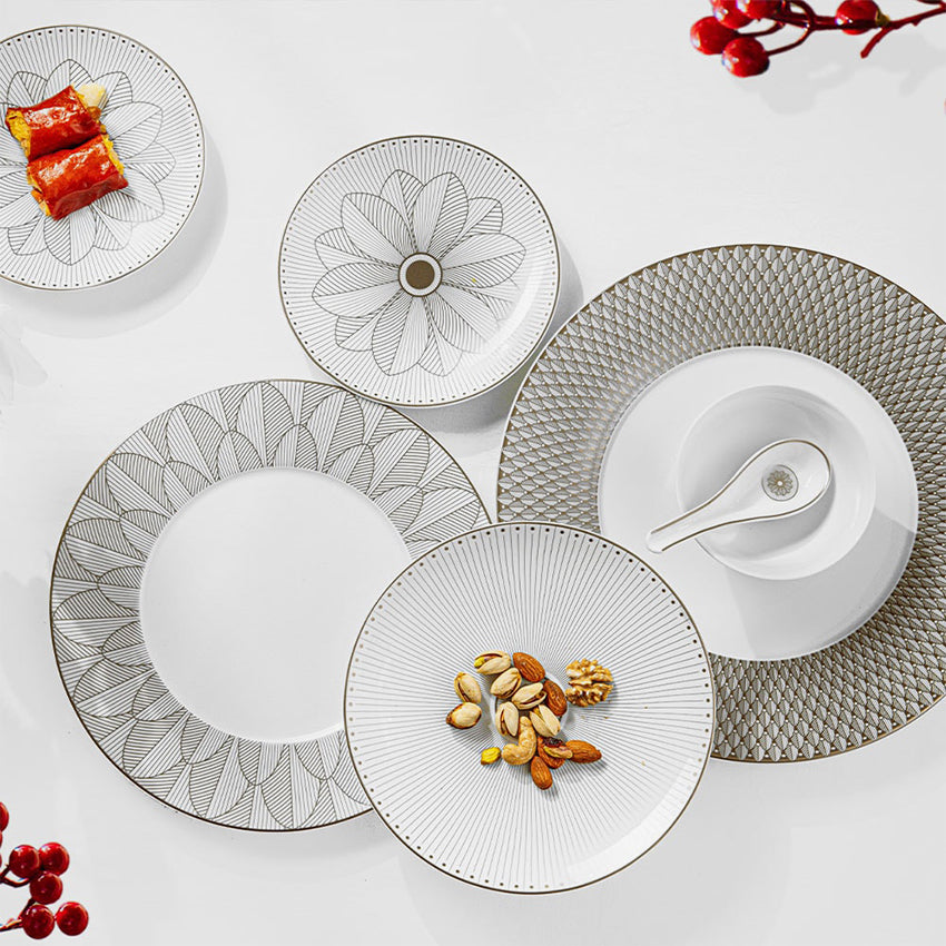 Christofle | Malmaison Impériale Assiette en porcelaine