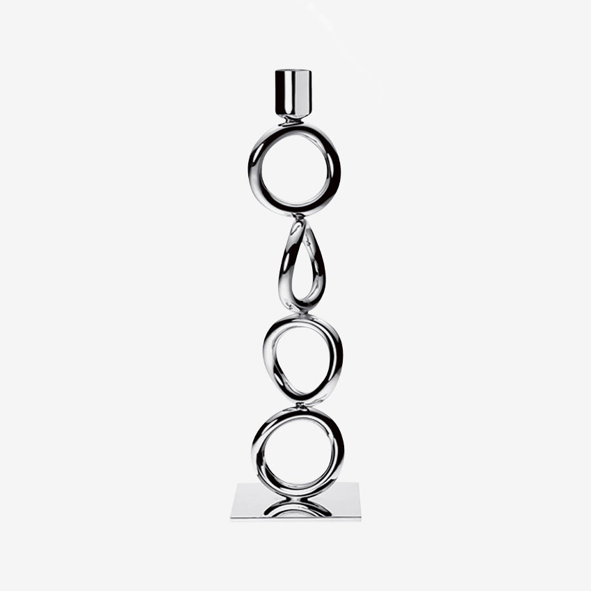 Christofle | Vertigo Four-Ring Candlestick - Silver-Plated
