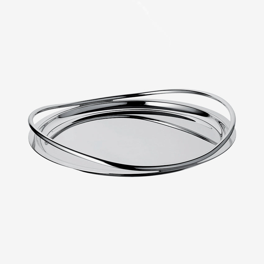 Christofle | Vertigo Round Tray Silver-Plated