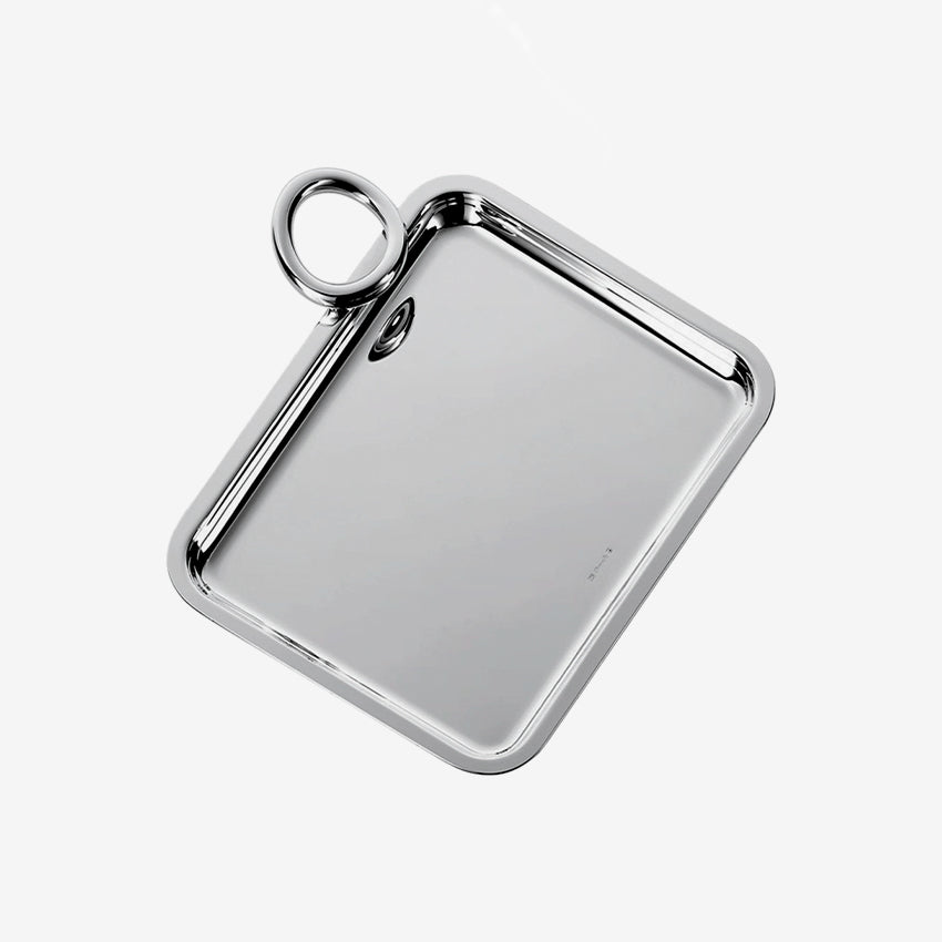 Christofle | Silver-Plated Vertigo Tray with One Handle