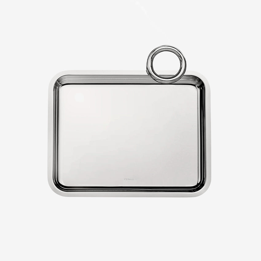 Christofle | Silver-Plated Vertigo Tray with One Handle