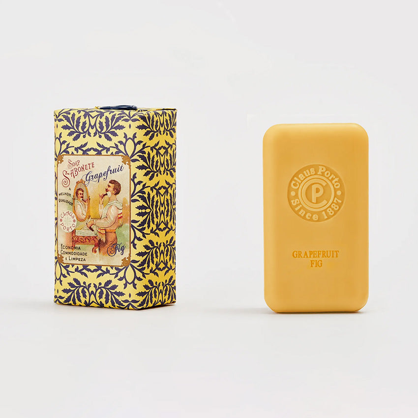 Claus Porto | Classico Barbear Soap Bar - Grapefruit Fig