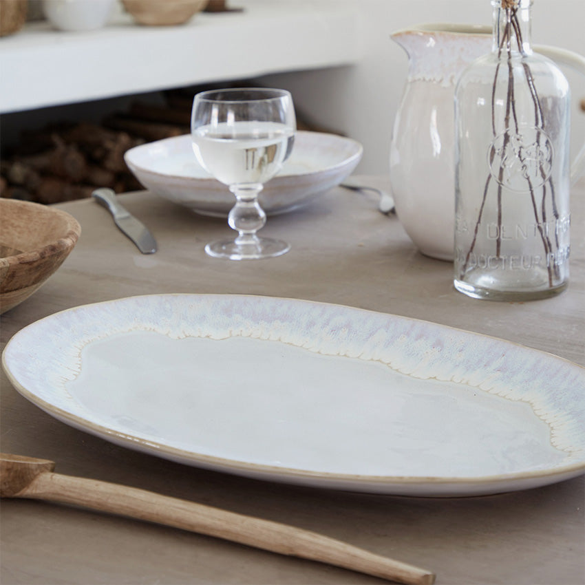 Costa Nova | Brisa Oval Platter - Salt