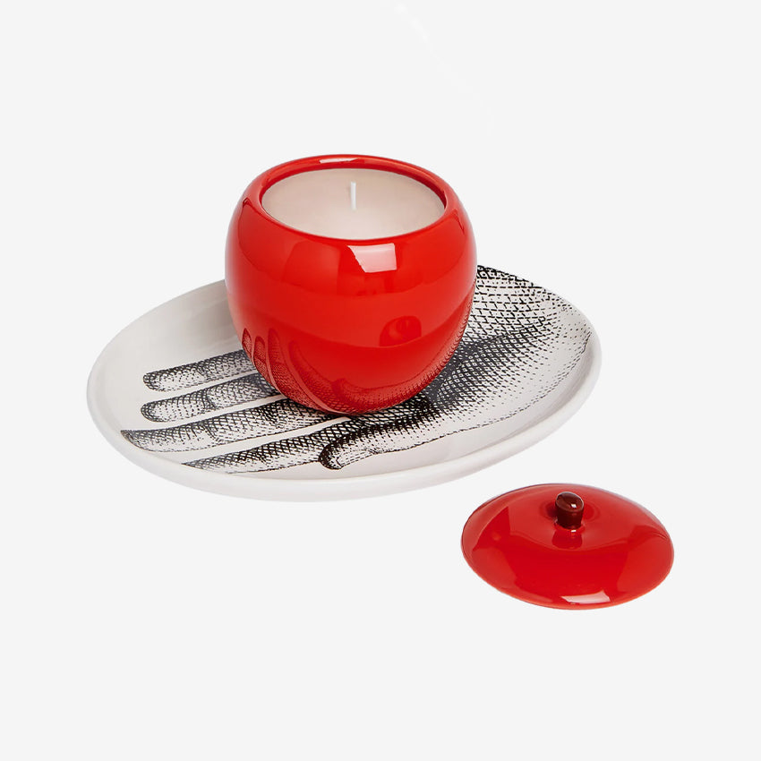 Fornasetti | Small Apple Plate & Candle