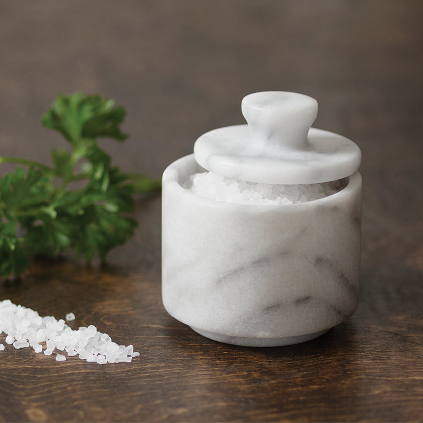 Fox Run | White Marble Salt Cellar