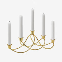 Georg Jensen | Bougeoir Harmony - Plaqué or