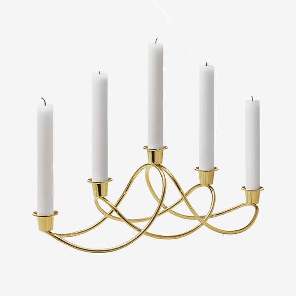 Georg Jensen | Bougeoir Harmony - Plaqué or