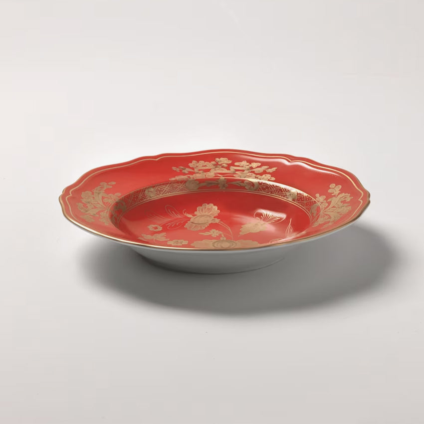 Ginori 1735 | Oriente Antico Doccia Gold Soup Plate - Rubrum