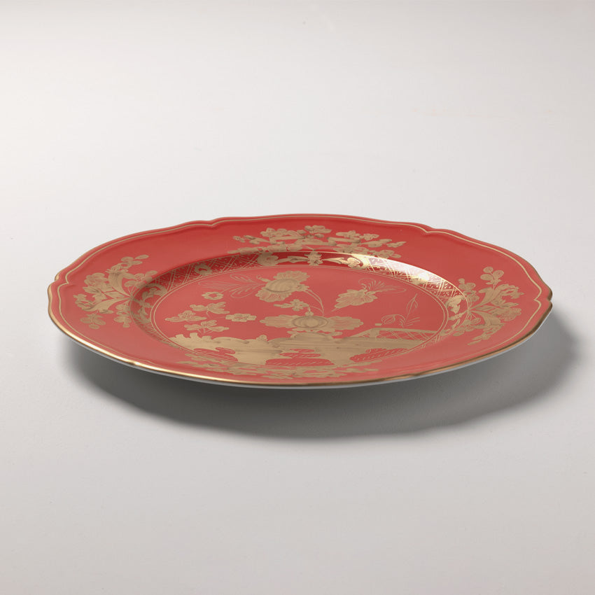 Ginori 1735 | Oriente Gold Antico Doccia Charger Plate - Rubrum