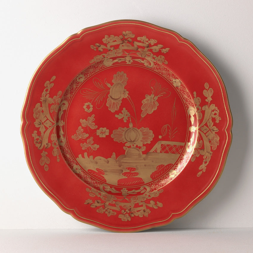 Ginori 1735 | Oriente Gold Antico Doccia Charger Plate - Rubrum
