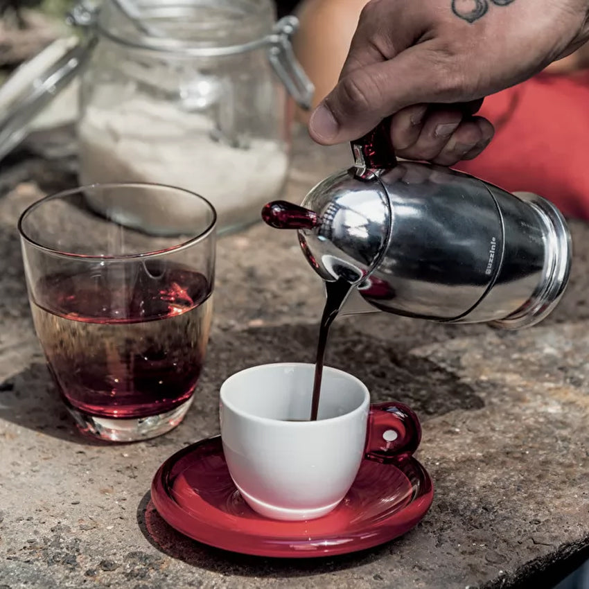Guzzini | Espresso Cups With Saucers Gocce